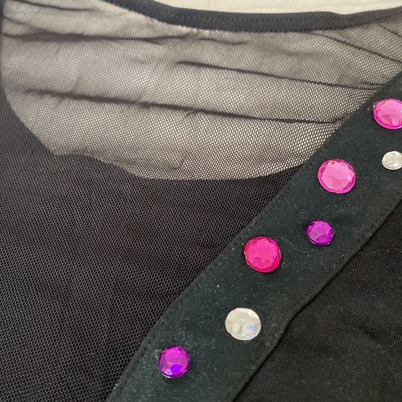 DIY Rhinestone mesh bodysuit - Picture 2 of 3